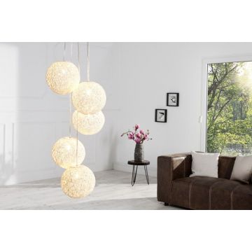 Hanglamp Cocooning Pearls Wit 20cm - 35964