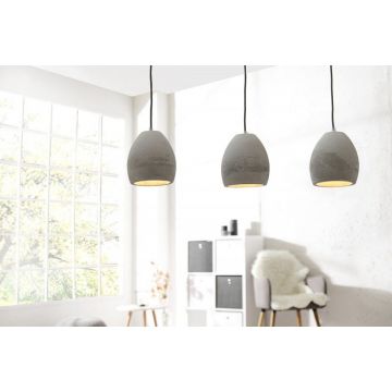 Hanglamp Cement  Grijs/Beton 12cm - 36242