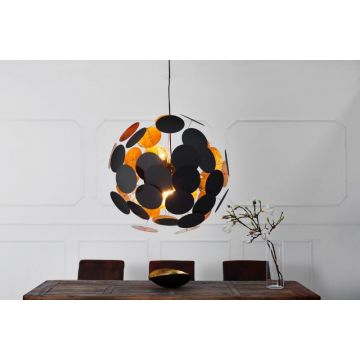 Hanglamp Infinity Zwart/Goud 70cm - 36226