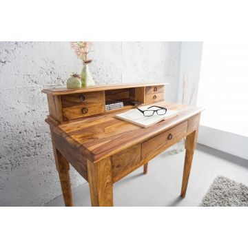 Bureau Hemingway 90cm Massief Sheesham Hout - 36340
