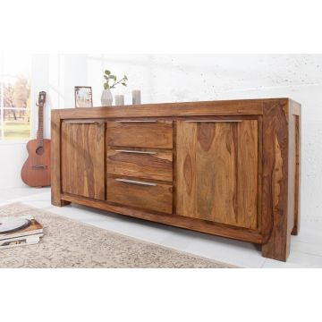 Dressoir Makkassar 175cm Massief Sheesham Hout - 18810