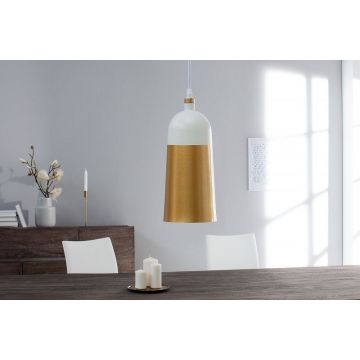 Hanglamp Modern Chic I Wit/Goud 14cm - 37701