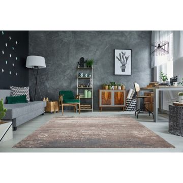Vloerkleed Modern Art Grijs Beige 240x160cm - 38268