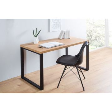 Bureau Modern Black Desk Zwart 120cm Eiken - 38428