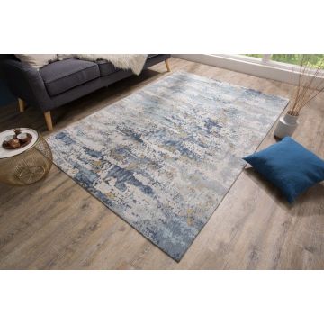 Vloerkleed Abstrakt Blauw 240x160cm - 38759