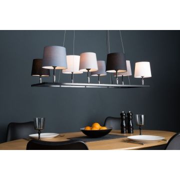 Hanglamp Levels III Zwart/Grijs/Wit 100cm - 38823