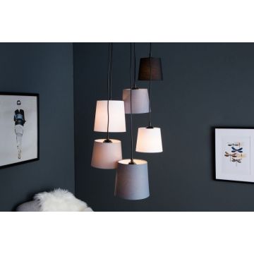 Hanglamp Levels IV Zwart/Grijs 40cm - 38821