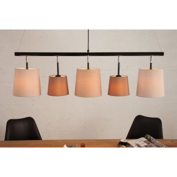 Hanglamp Levels Wit/Beige/Bruin 100cm - 38826