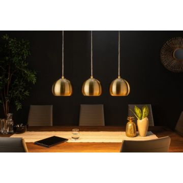 Hanglamp Gouden Bal 3-delig 65cm - 39440