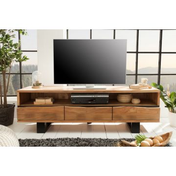 TV-meubel Mammoet 160cm Massief Acacia Hout - 39365