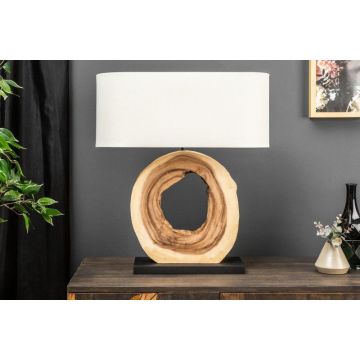 Tafellamp Organic Artwork Walnoot 55cm - 39627