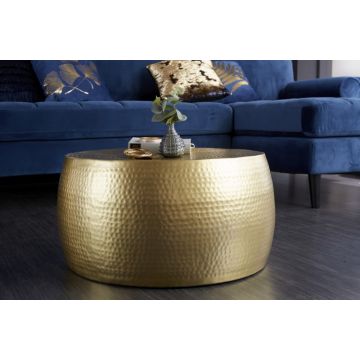 Salontafel Orient II 60cm Rond Goud - 39886