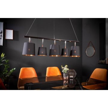 Hanglamp Levels Zwart/Goud 100cm - 40037