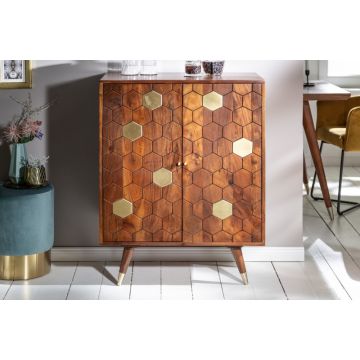 Barkast Mystic Living 75cm Massief Acacia Hout - 39951