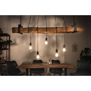 Hanglamp Barracuda 152cm Massief gerecycled Hout - 40080