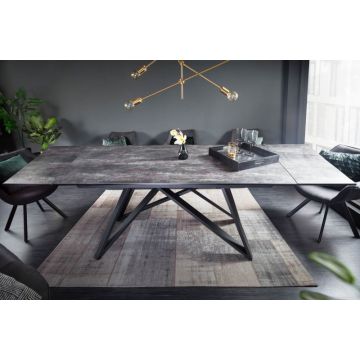 Eettafel Atlas Lava 180-220-260cm Keramiek - 40118