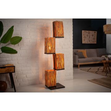 Vloerlamp Euphoria Massief Longan Hout 35cm - 40504