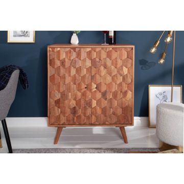 Barkast Mystic Living 76cm Massief Acacia Hout - 39740