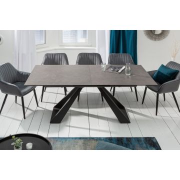 Eettafel Concord Antraciet 180-230cm Keramiek - 40648