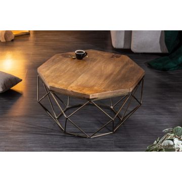 Salontafel Diamond 70cm Massief Mango Hout - 40391