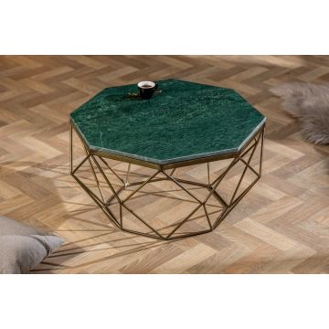 Salontafel Diamond 70cm Marmergroen - 40392