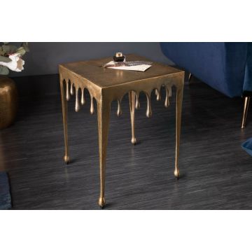 Bijzettafel Liquid Line S Goud 44cm - 40639