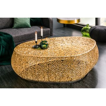 Salontafel Leaf Goud 122cm - 40283