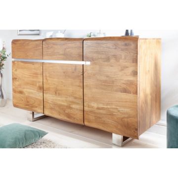 Dressoir Mammoet 135cm Massief Acacia Hout - 38473
