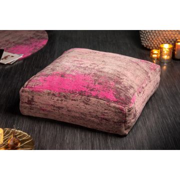 Vloerkussen Modern Art Rood Roze 70x70cm - 41266