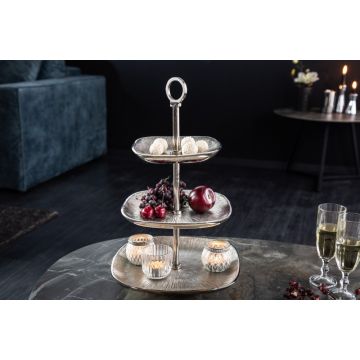 Etagère Orient Zilver 28cm - 41605