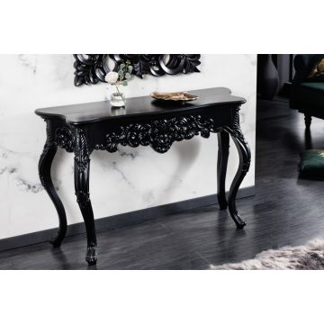 Sidetable Venice Zwart 110cm - 42333