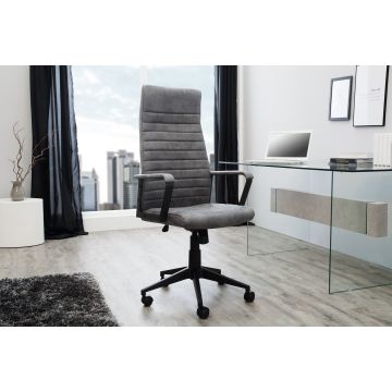 Bureaustoel Lazio High Vintage Grijs - 37076