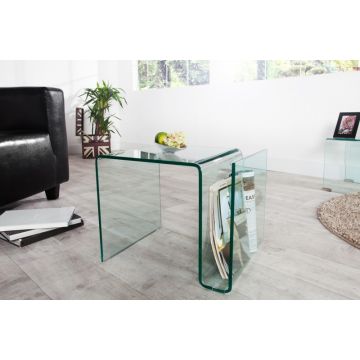 Bijzettafel Ghost 50cm Glas - 22860
