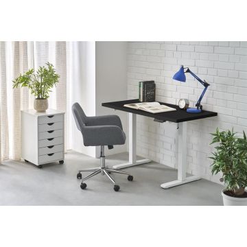 Elektrsich in Hoogte Verstelbaar Bureau B/54 Zwart / Wit 60x120cm 