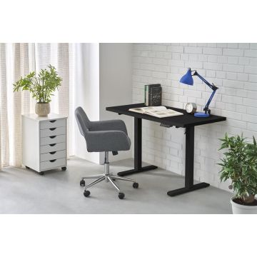 Elektrisch in Hoogte Verstelbaar Bureau B/54 Zwart 60x120cm
