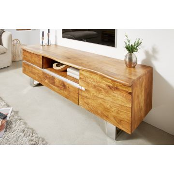 TV-meubel Mammoet 160cm Massief Acacia Hout  - 37498
