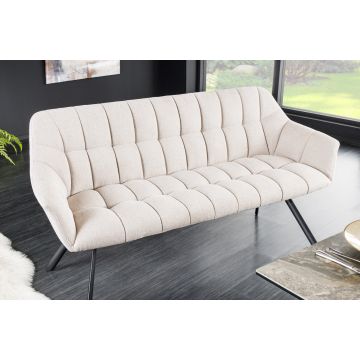 Bank Papillon 165cm Stof Champagne Beige - 43880