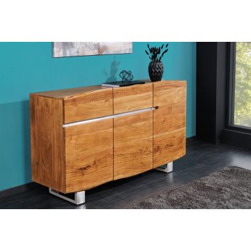 Dressoir Mammoet 135cm Massief Acacia Hout - 38473