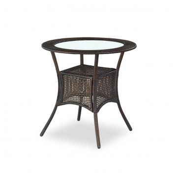 Tuintafel Midas Rond Bruin Glas