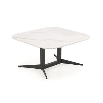Moderne Salontafel Borna Wit Marmer Metaal Frame