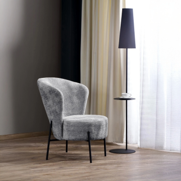Scandinavische Fauteuil Cezar Grijs