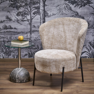 Scandinavische Fauteuil Cezar Beige
