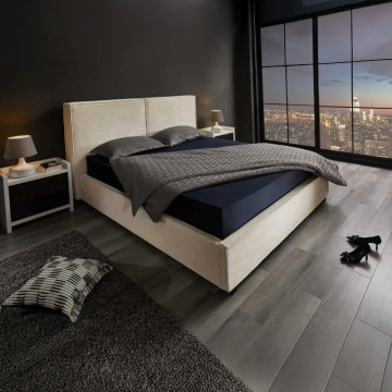 Modern Boxspringbed Rocco 180x200cm Beige Corduroy met Opbergruimte - 45921