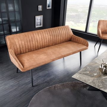 Bank 3-zits Turin Bruin 160cm - 43695