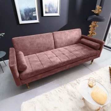 Slaapbank Couture Oudroze 195cm - 42495