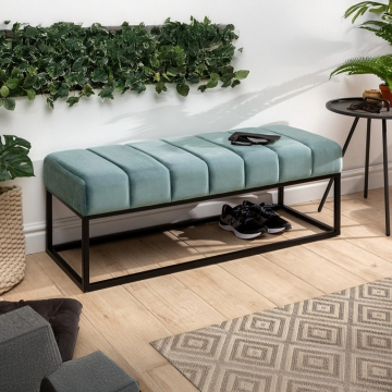 Bank Petit Beaute Fluweel Mint 110cm - 44268