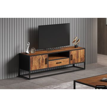 TV-meubel Madeira 160cm Massief Mango Hout - RF2160-1