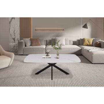 Salontafel Apollo 130cm Wit Marmer - RD3400-1