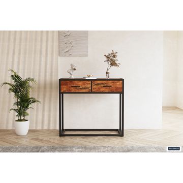 Sidetable Madeira 90cm Massief Mango Hout - RD3926-1