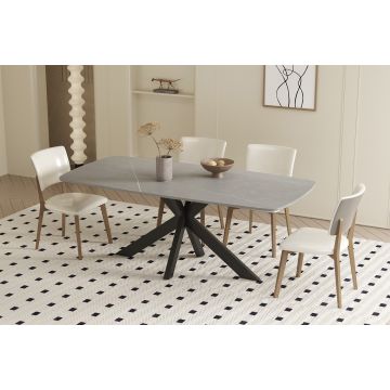 Eettafel Apollo 180cm Grijs Marmer - RF51928-3